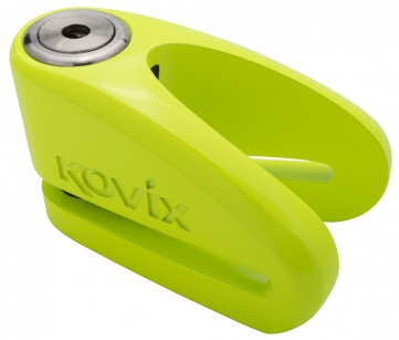 Kovix Candado de disco KVC2-FG (14 mm) - Color verde fluo
