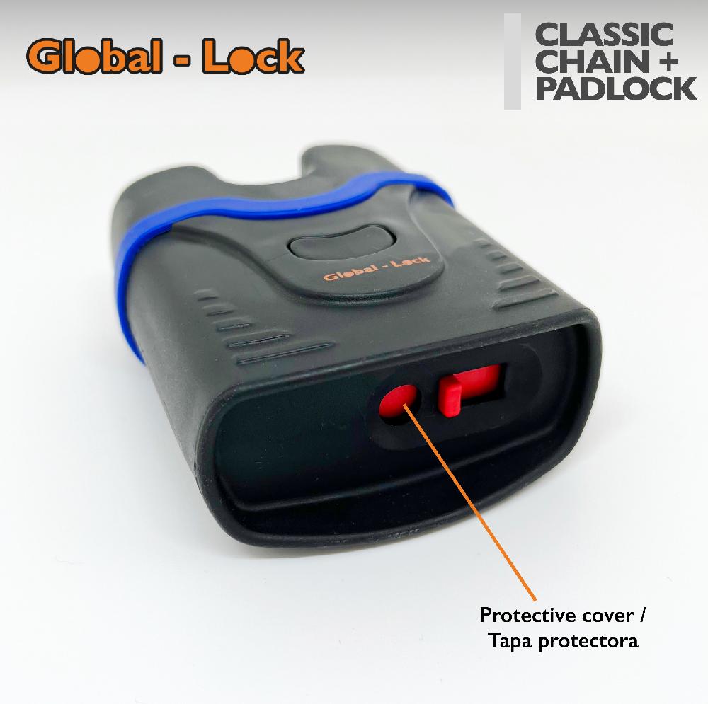 Global-Lock Kit cadena + candado CLASSIC GL-CP12  (10x1500mm)