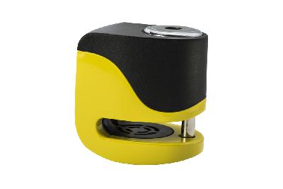 Kovix Candado de disco con alarma KS6-Y (5,5 mm.) USB - Color amarillo